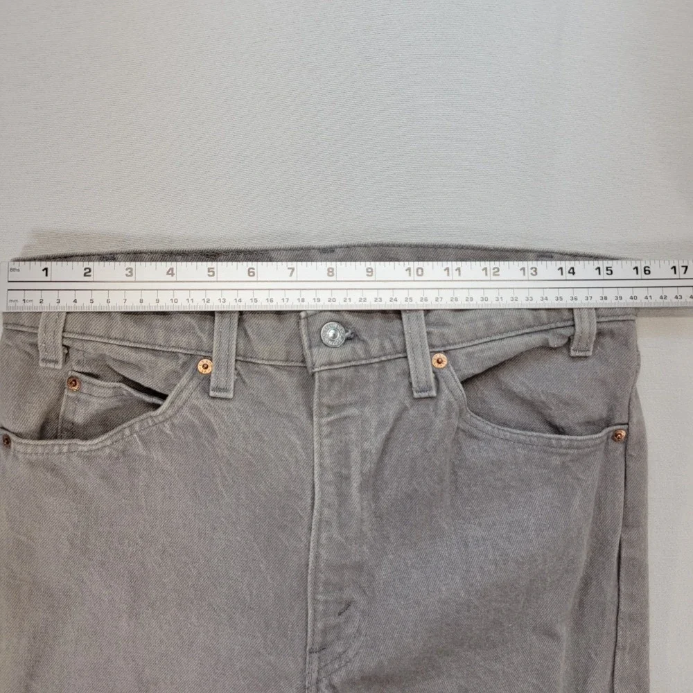 VTG 80s‎ Levis Jeans 40505 Mens 33x30 Gray Straight Light Wash Mid Rise Denim